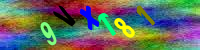 Blue Captcha Image