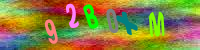 Blue Captcha Image