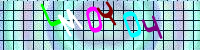Blue Captcha Image