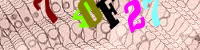 Blue Captcha Image